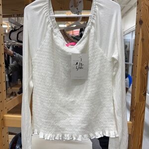 off the shoulder shirt